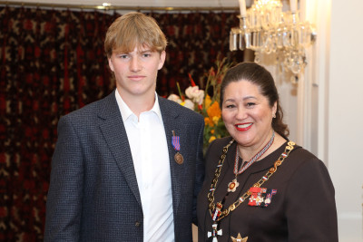 Mr Heike Reitsma, of Whanganui, New Zealand Bravery Medal