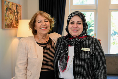 Guests at the morning tea