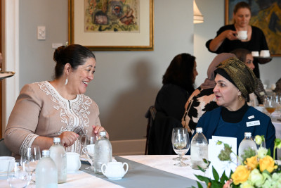 Dame Cindy and Dr Anmar Taufeek