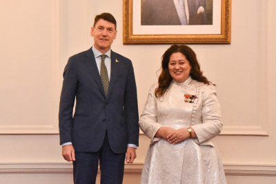 HE Mr Daniel Sloper, High Commissioner of Australia and Dame Cindy Kiro