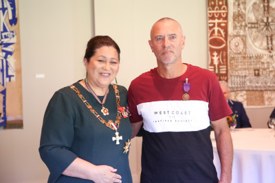 Mr Rod Khan, New Zealand Bravery Decoration for an act of bravery