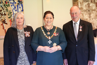 Mr Peter Priest and Mrs Sue Priest, of Whangamatā, KSM for services to Māori and conservation 