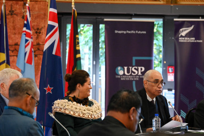 Dame Cindy and Mr Siosiua Tuitalukua Tupou ʻUtoikamanu