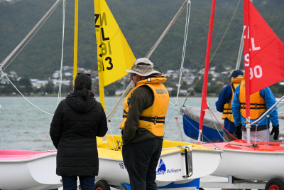 Watching the Hansa 303-class boats