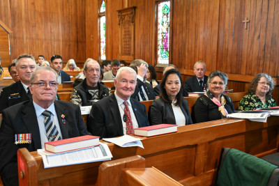 The beginning of the service