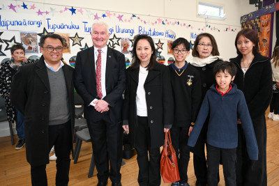 Dr Davies with HE Kira Azucena 