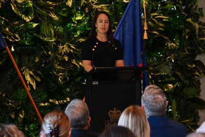 Dr Melissa Derby, Race Relations Commissioner, delivers her speech