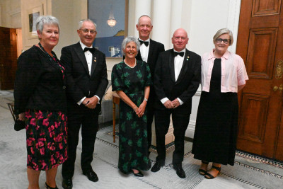 Rotary club guests