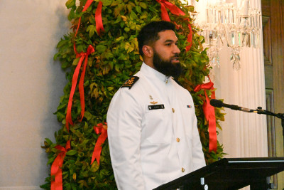 2024 NZDF Person of the Year, Leading Marine Technician (Electrical) Joe Mataele