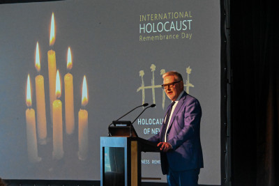 Dr Stephen Rainbow, Chief Human Rights Commissioner, delivers an address