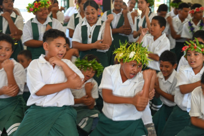 Students from Matiti School perform