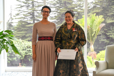 Ambassador Serifa and Dame Cindy.