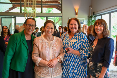Dame Cindy and guests