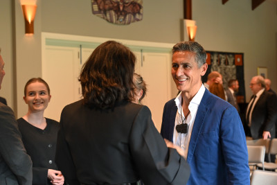 Guests attend the Te Papa Foundation reception