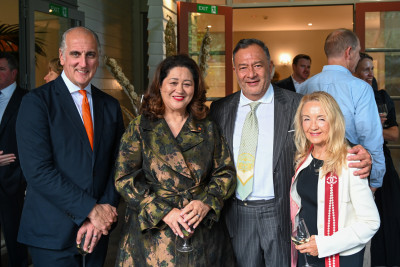 Dame Cindy and guests