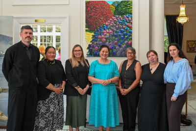 Dame Cindy with Turi Māori advocates