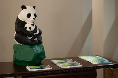 The legendary WWF panda bear