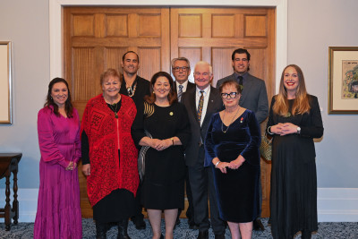 The official party for the launch of Te Korowai o Taonui Charitable Trust