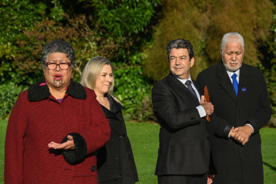 HE Pedro Terra, Ambassador of the Federative Republic of Brazil, receiving the cultural welcome