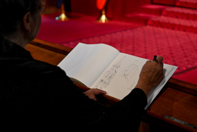 Mission to Seafarers Secretary, Claire Clark, sketches the service