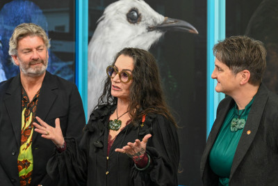 Fiona Pardington speaks about her new work, Taharaki Skyside 