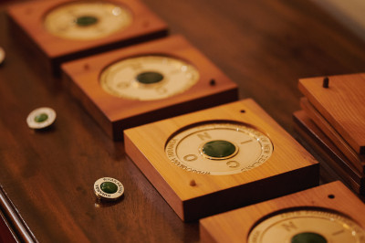 The medallions and pins by John Edgar