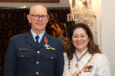Group Captain John McWilliam, AFC, AE, of Hamilton, MNZM for services to the New Zealand Defence Force