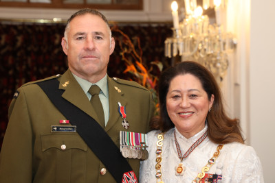 Warrant Officer Class 2 Rob Allen, of Palmerston North, DSD for services to the New Zealand Defence Force