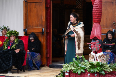 Dame Cindy delivers her address