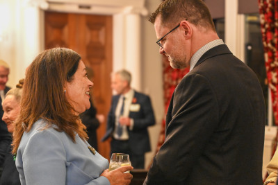 Dame Cindy speaks with Antarctica NZ CE Professor Jordy Hendrikx