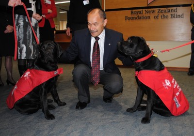 Visit to the Royal New Zealand Foundation of the Blind.
