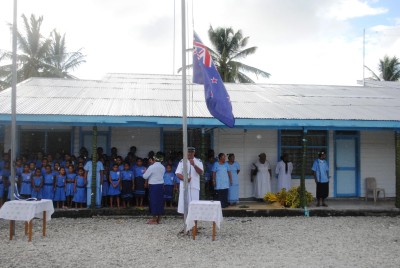 Official Welcoming Ceremony - flag raising.