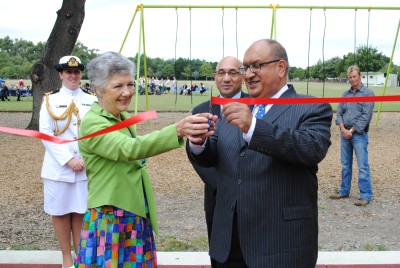 Carrington Park Playground opening.