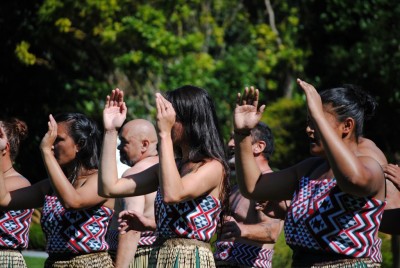 The New Zealand Defence Force Cultural Group Powhiri.