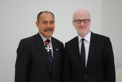 Ambassador of Ireland, HE Mr Noel White, and the Governor-General.