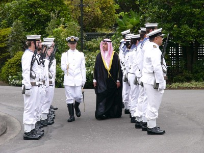 Kuwaiti Ambassador presents his credentials.