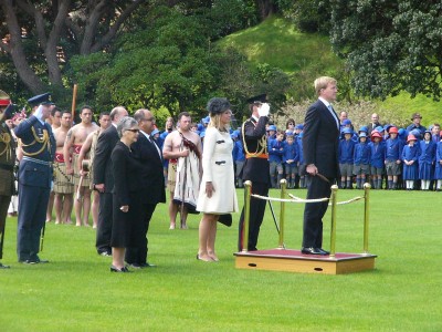 Dutch Royals Visit New Zealand.