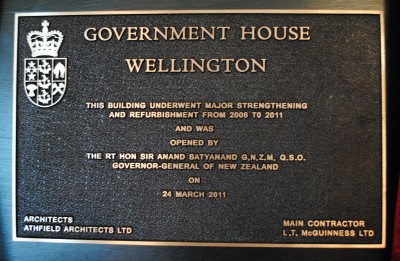 Opening plaque.