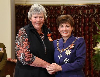 Vi Cottrell, of Kaiapoi, ONZM for services to Trade and the Fair Trade movement.