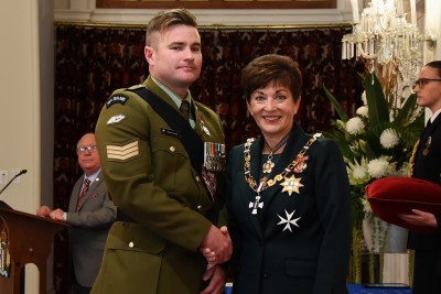Corporal Ewen Vanner, DSD for services to the New Zealand Defence Force.