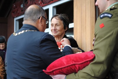 Dame Companion of the New Zealand Order of Merit.