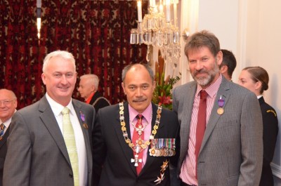 Mr Martin Kay, NZBM and Mr Colin Wiggins, NZBM.