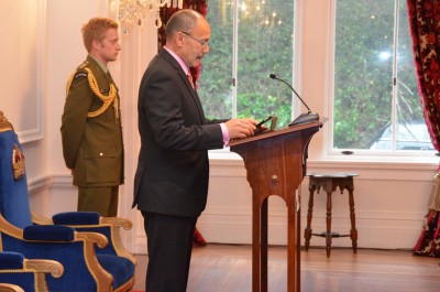 The Governor-General, Sir Jerry Mateparae speaks.