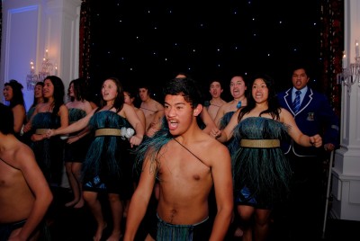 Nga Maioha o Te Rangikauia kapa haka group perform.