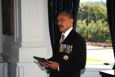 The Governor-General gives his address to those that are to become new New Zealanders.