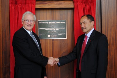 Official Opening of the University of Waikato Student Centre.
