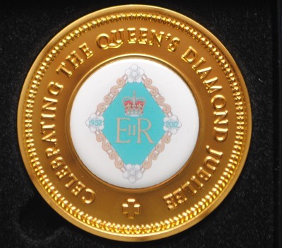 RNZSPCA Diamond Jubilee medallion.