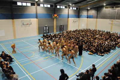 Rongotai College gymnasium.