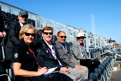 The Governor-General watches the Rowing.