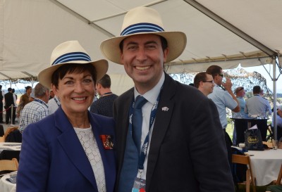 The Governor-General, The Rt Hon Dame Patsy Reddy and the British High Commissioner, HE Mr Jonathan Sinclair.